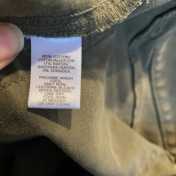 Loft zipper skinny leg jean size 6 - Picture 8 of 8